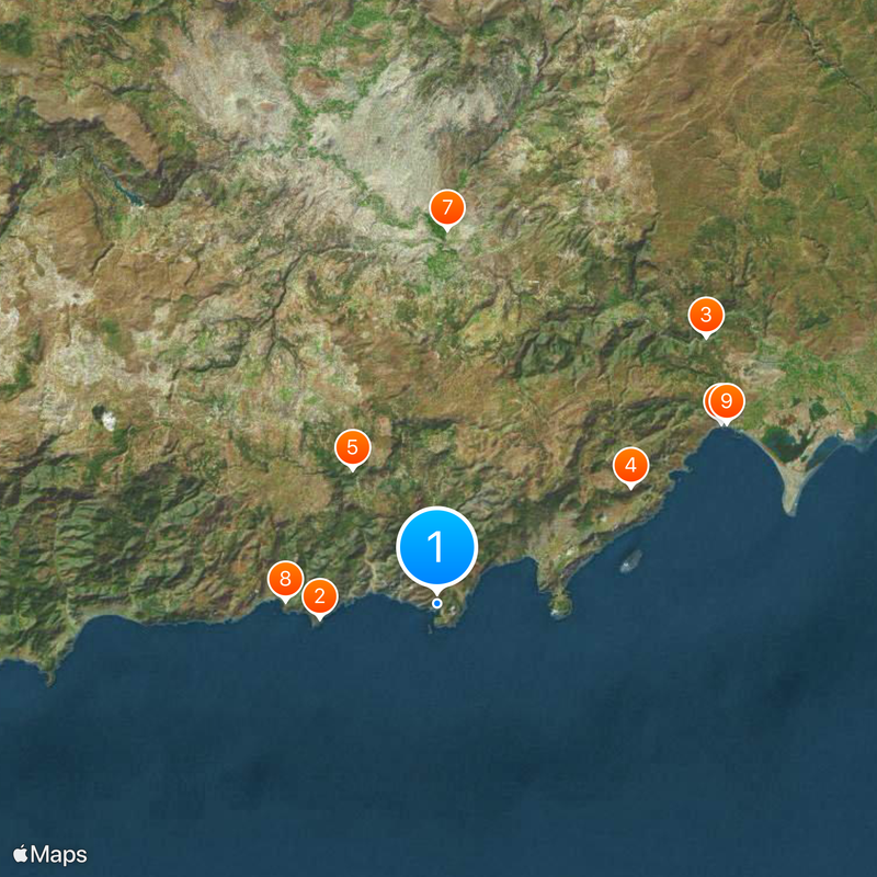 Akkuyu Nuclear Power Plant Map