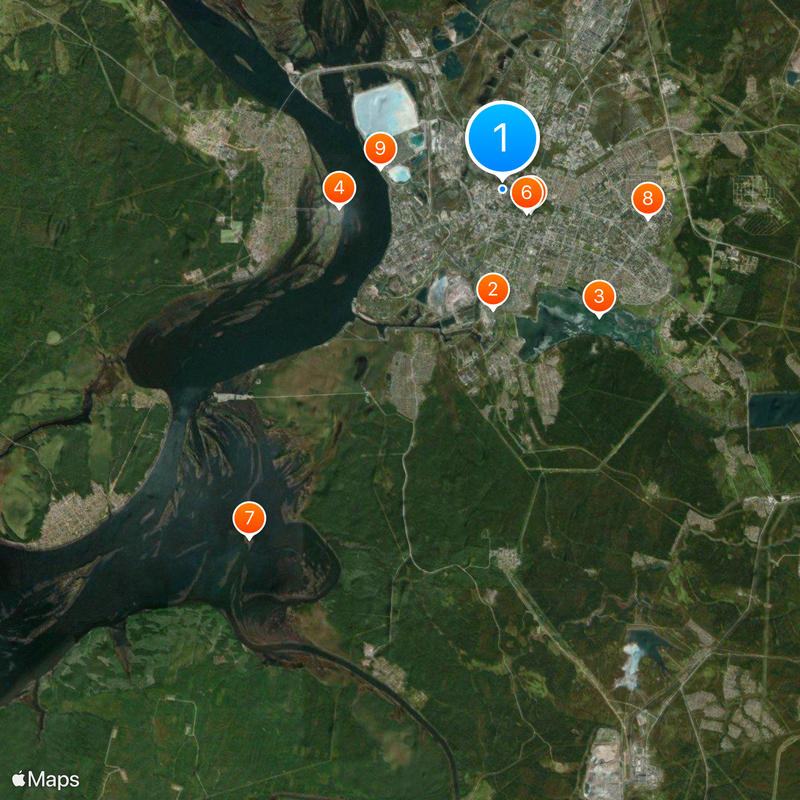 Berezniki Map