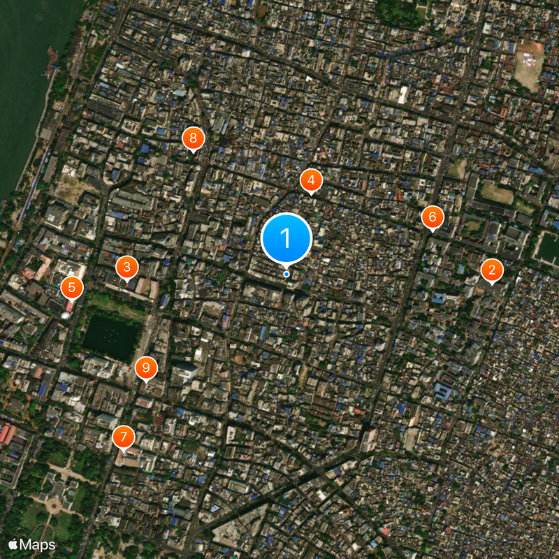 Tiretta Bazaar Map