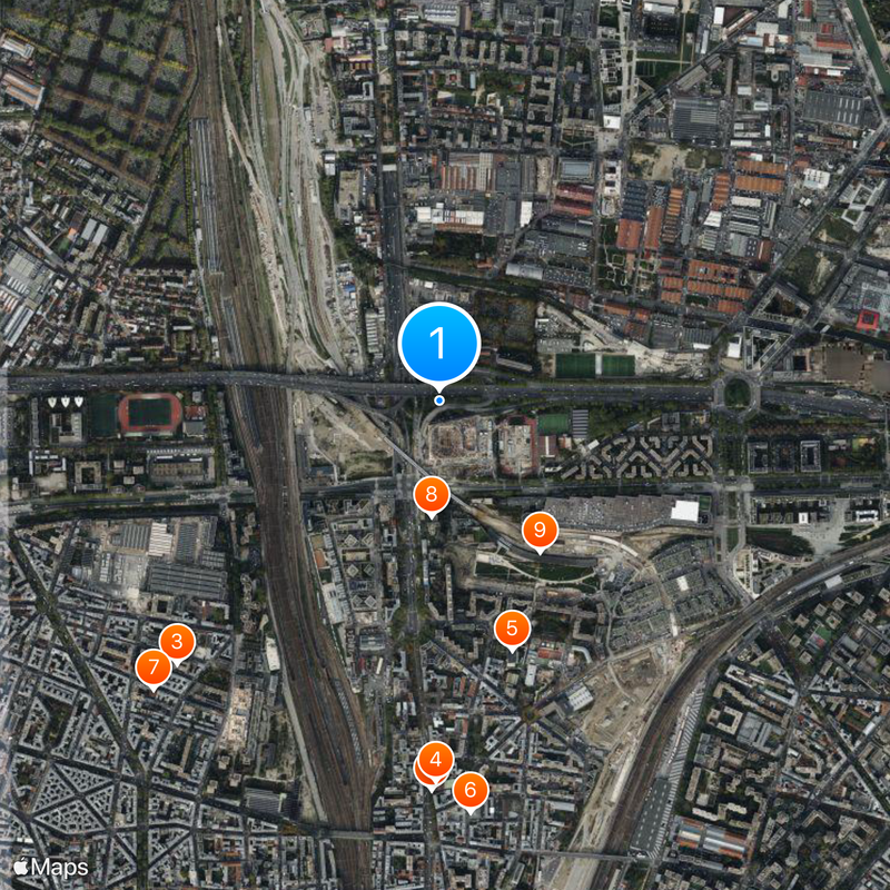 Colline du crack Map