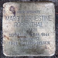 Stolperstein em memória de Margit Ernestine Rosenthal