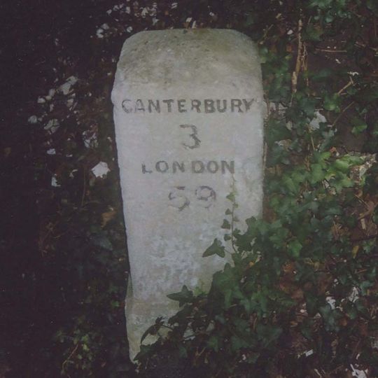 Milestone, Bridge Hill, S of Beech Hill