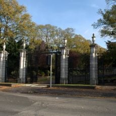Gates And Gatepiers North West Of War Memorial Onto University Road