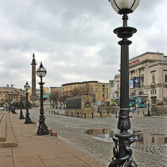 Lamp standards on St George's Plateau