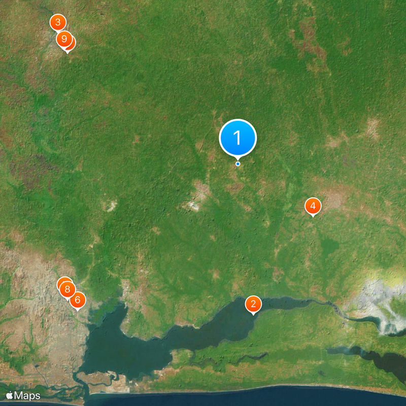 Babcock University Map