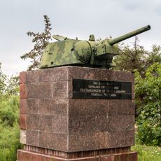 Monuments of T-34 gun turrets in Volgograd