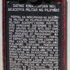 Former Site of Philippine Military Academy historical marker