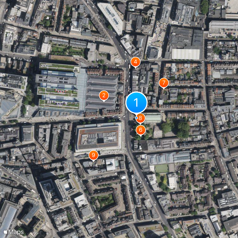 Christ Church, Spitalfields Mapa