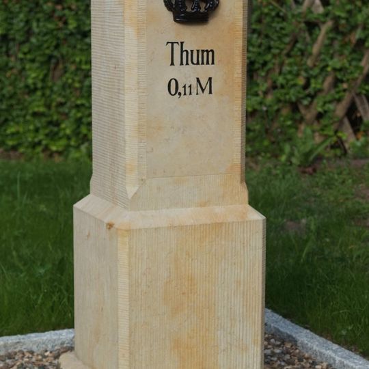 Kgl.-sächs. Postmeilenstein Jahnsbach