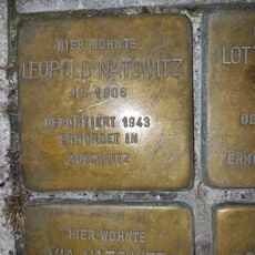 Stolperstein dedicated to Leopold Natowitz