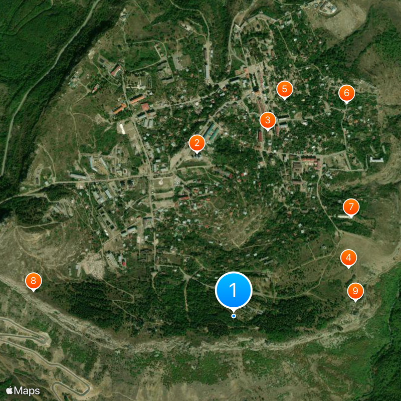 Distretto di Şuşa Mappa