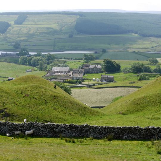 Thringarth Farmhouse And Farm Buildings To Left