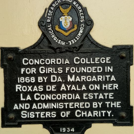 Concordia College for Girls historical marker