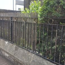 Railed Wall And Gate