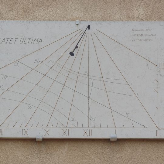 Cadran solaire - mairie de Charavines