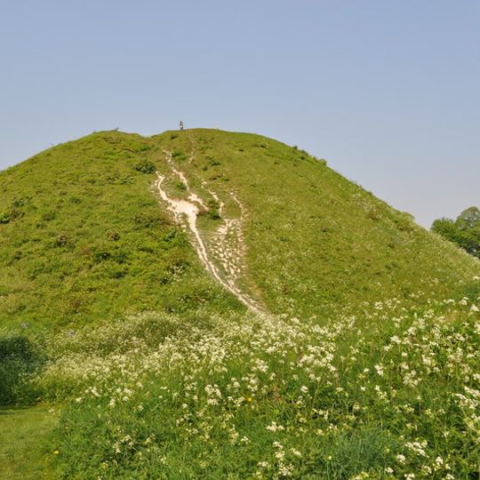 Castle Hill: motte and bailey castle, Iron Age earthwork enclosure and site of Augustinian friary