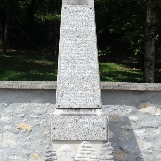 War memorial of Surjoux