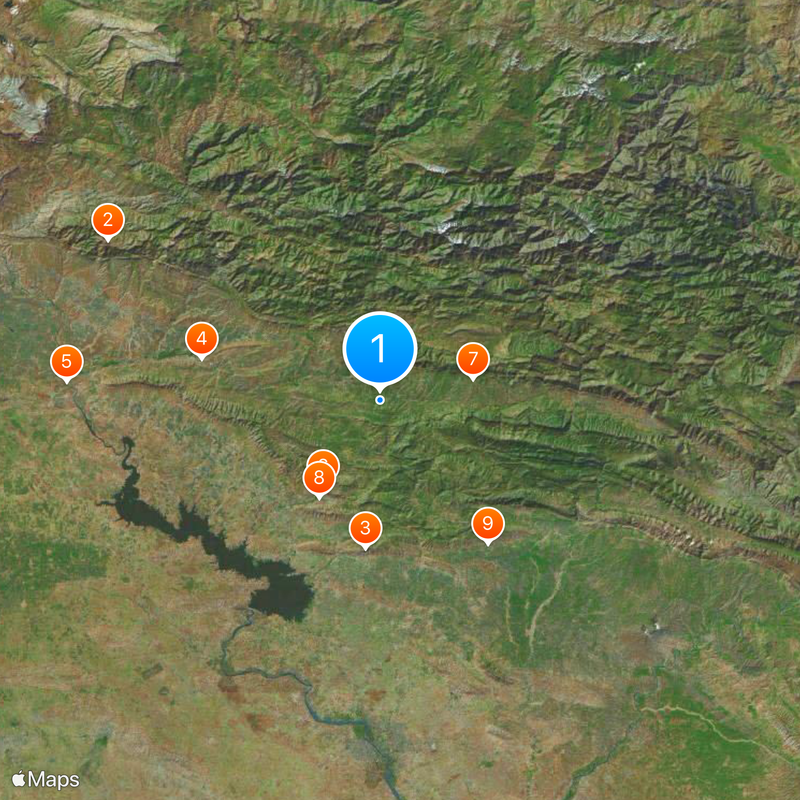 Governatorato di Dahuk Mappa