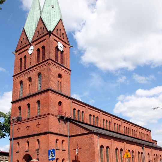All Saints church in Brusy