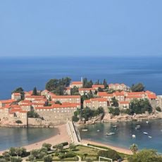 Sveti Stefan view point