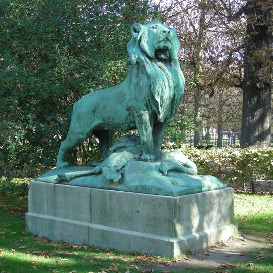 Le Lion de Nubie et sa proie