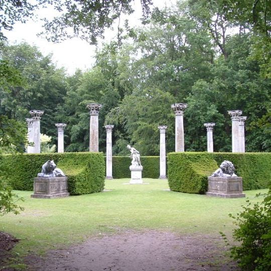 Urn And Temple, At Emperor's Walk, At Anglesey Abbey