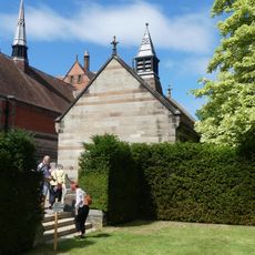 Game pantry 10 metres east of stable yard