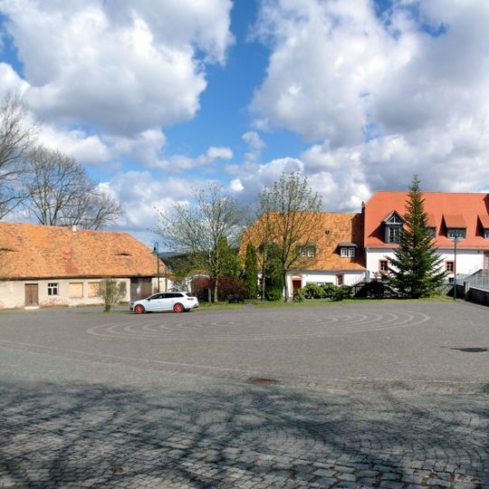 Nördlicher und östlicher Wirtschaftsflügel des Wirtschaftshofes Am Park 1