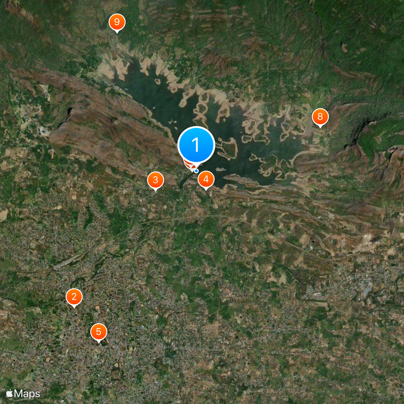 Malampuzha Dam Map