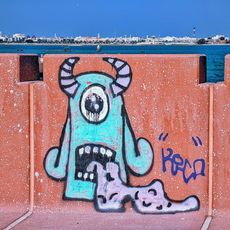 Work of art, graffiti