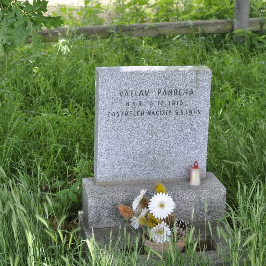 Václav Panocha memorial in Veltrusy Park