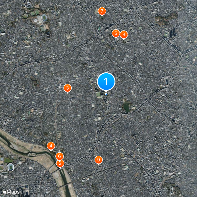 Tokyo Institute of Technology Map