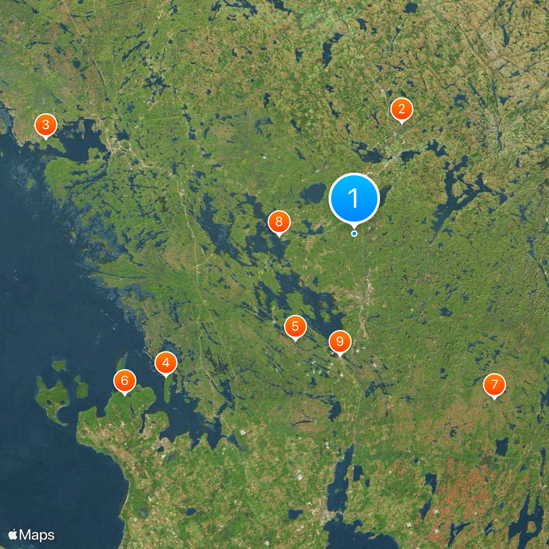 Distrito Municipal de Muskoka Mapa