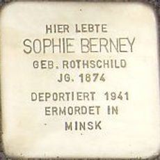 Stolperstein en memoria de Sophie Berney