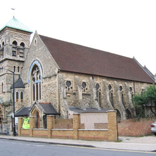 Celestial Church Of Christ And Attached Wall And Railings