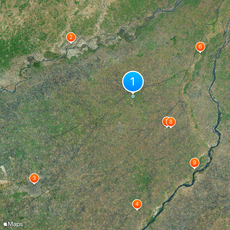 Gurdaspur district Mapa