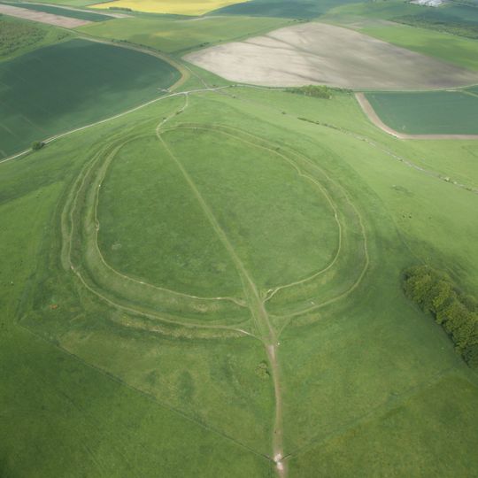 Barbury Castle Farm deserted Medieval village