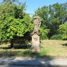 Socha svatého Vavřince v Oldřichovské ulici v Hrádku nad Nisou