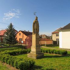Socha svatého Václava v Hrabové za kaplí