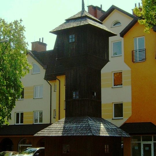 Drewniana wieża ciśnień