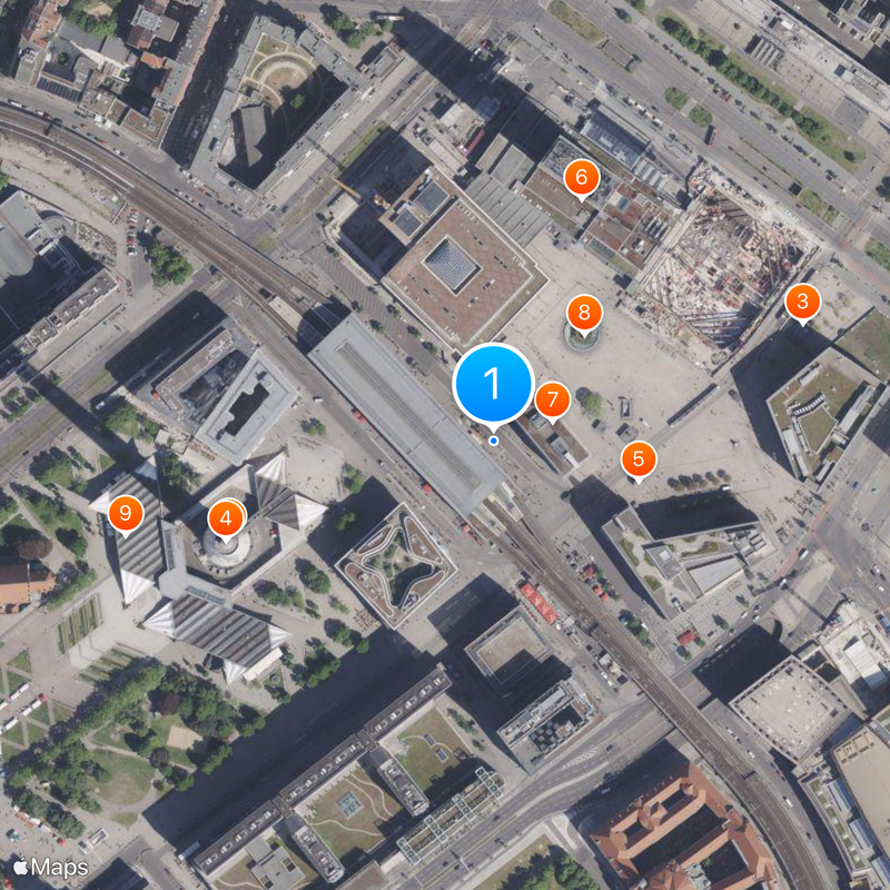 Berlin Alexanderplatz Mapa