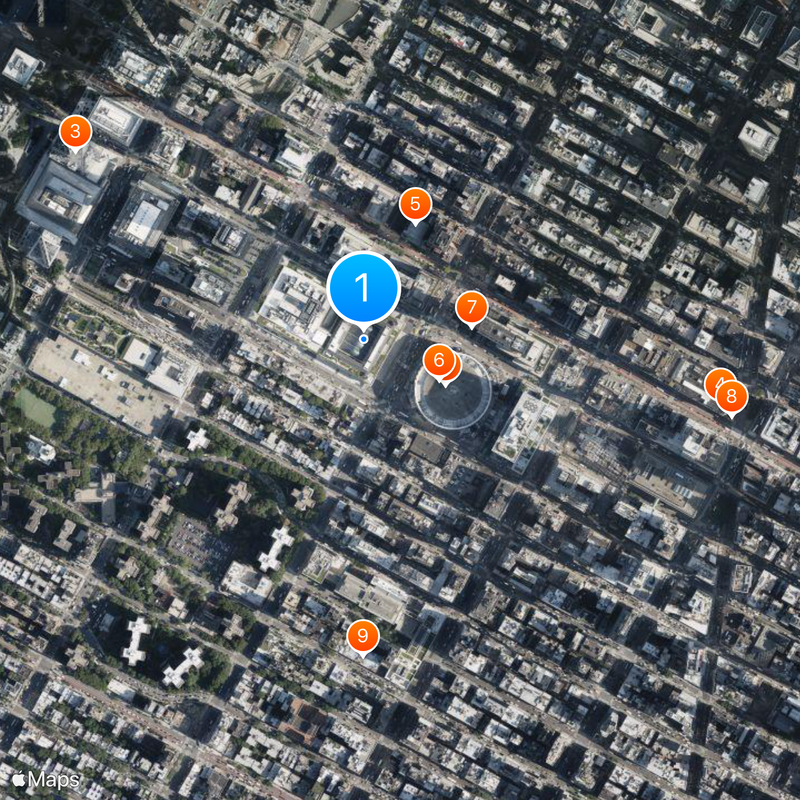 Edifício James A. Farley Mapa