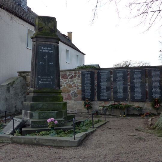 Denkmal für die im Ersten Weltkrieg Gefallenen August-Bebel-Straße -