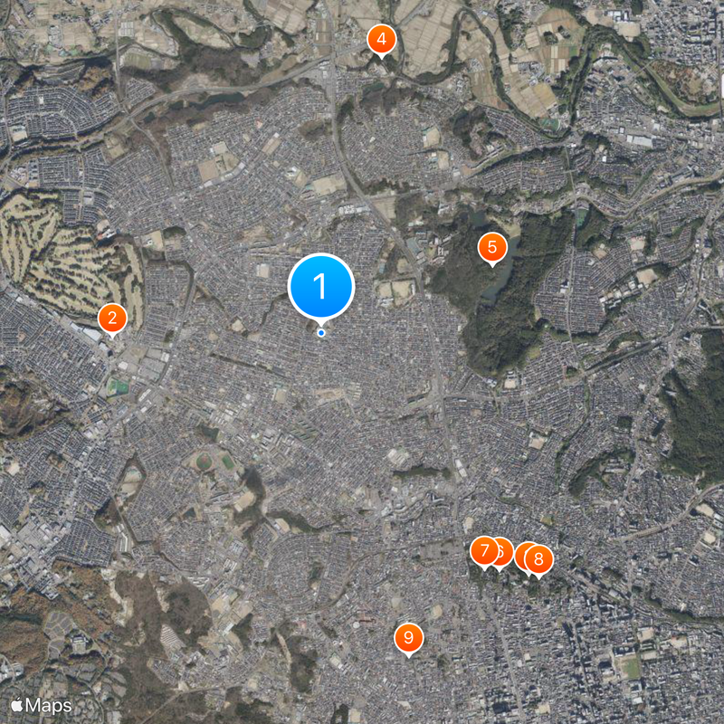 Sendai University Meisei High School Map
