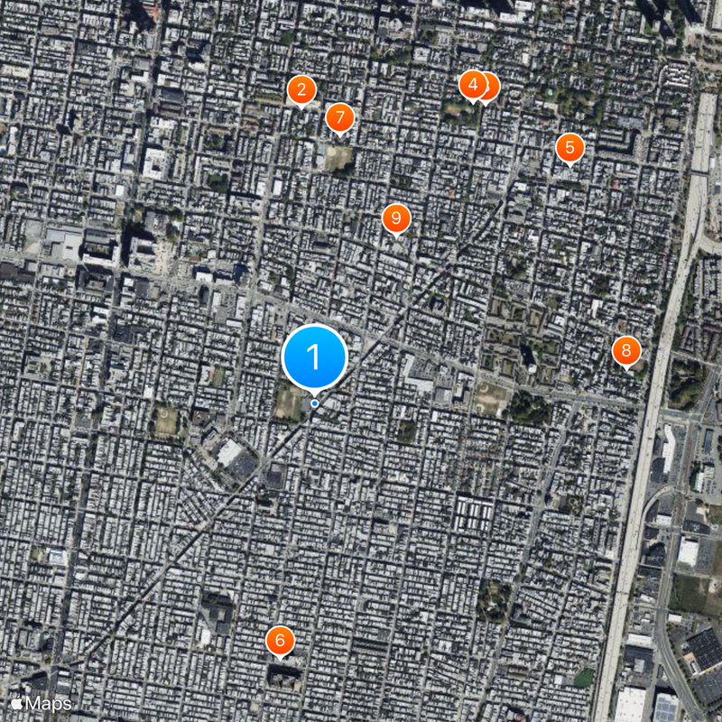 Geno's Steaks Map