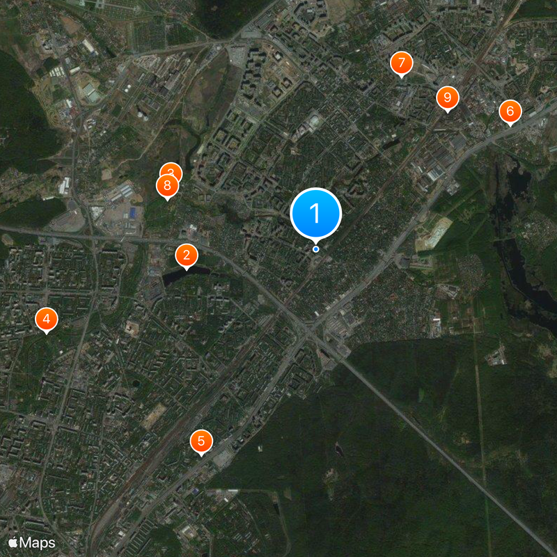 Russian University of Cooperation Map