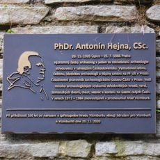 Plaque to Antonín Hejna