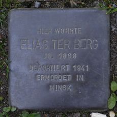 Stolperstein dedicated to Elias ter Berg