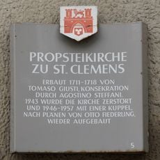 St. Clemens memorial plaque