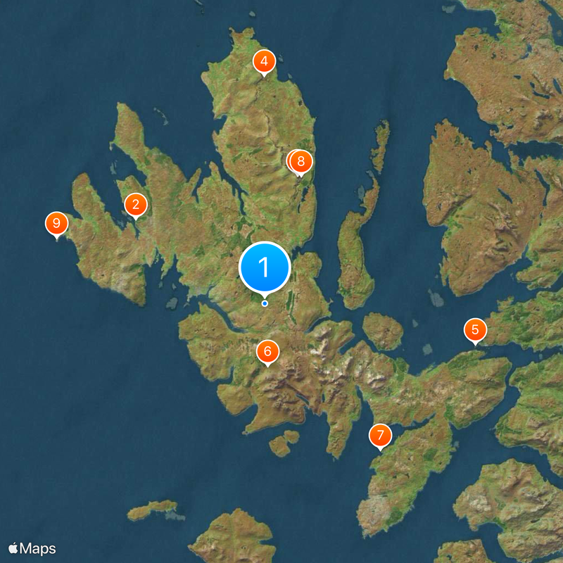 Isle of Skye Map